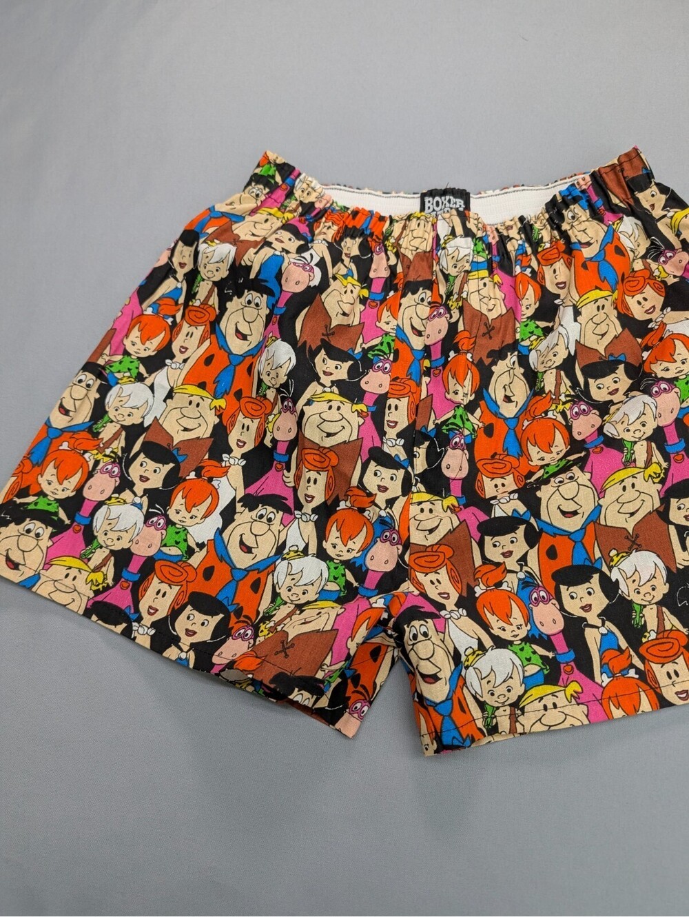 Flintstones Vintage Boxer Patrol Shorts Medium 100% USA